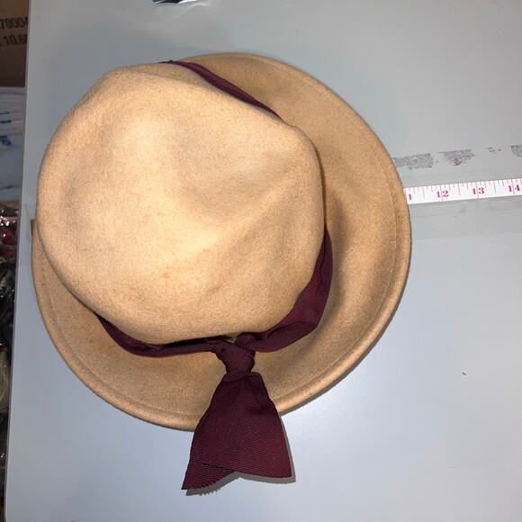 John C Callanan LEGACY European Designer American Style Caramel100% Wool Fedora - Picture 6 of 12